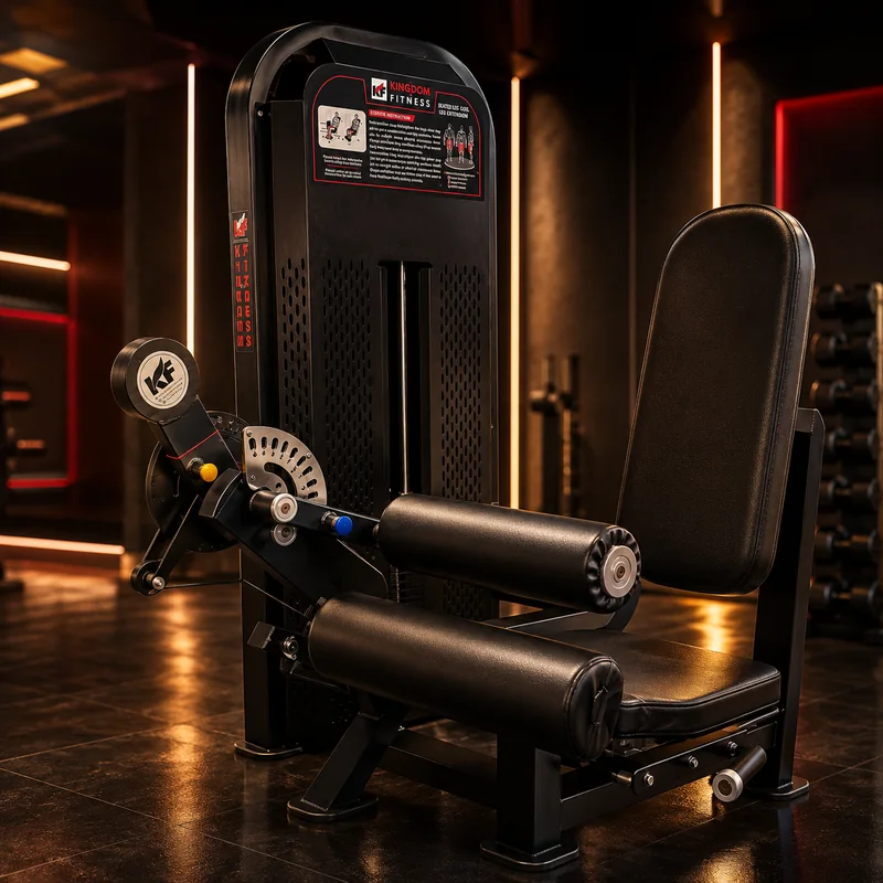 Leg Extension and Curl Machine — Catalogue Sample available through Kingdom of Fitness